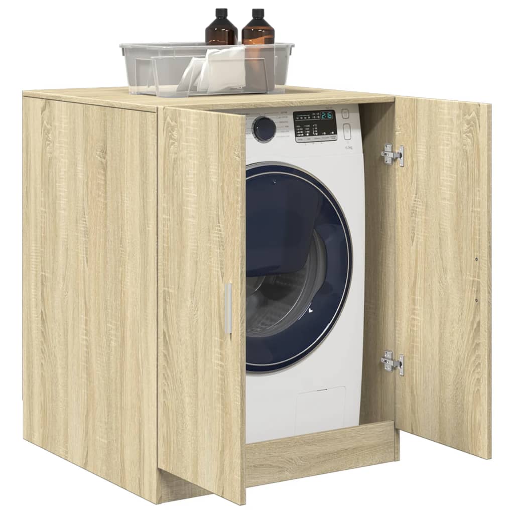 Washing Machine Cabinet Sonoma Oak 70.5x71.5x91.5 cm