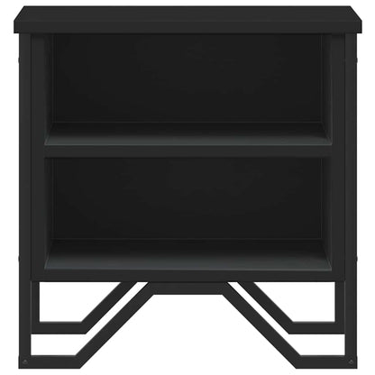Bedside Cabinet Black 2 pcs 40x30x40 cm Engineered Wood