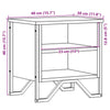 Bedside Cabinet Black 2 pcs 40x30x40 cm Engineered Wood