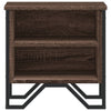 Bedside Cabinet Brown Oak 2 pcs 40x30x40 cm Engineered Wood