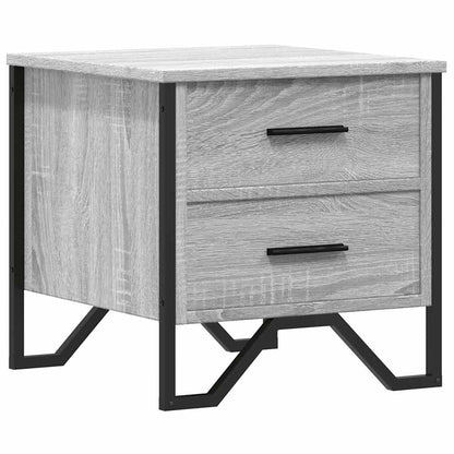 Bedside Cabinet Grey Sonoma 40x41x40 cm Engineered Wood