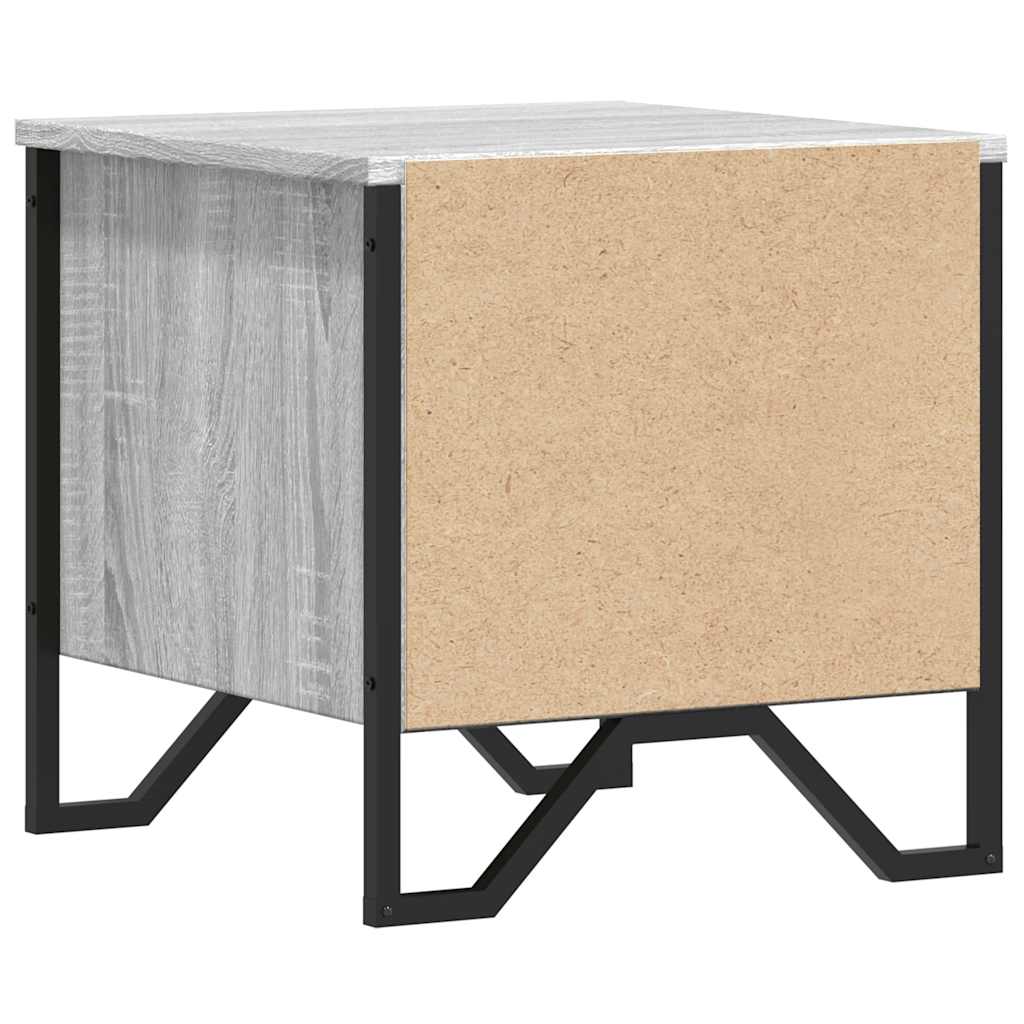 Bedside Cabinet Grey Sonoma 40x41x40 cm Engineered Wood