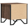 Bedside Cabinet Brown Oak 40x41x40 cm Engineered Wood