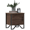 Bedside Cabinet Brown Oak 40x30x40 cm Engineered Wood