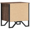 Bedside Cabinet Brown Oak 40x30x40 cm Engineered Wood