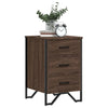 Bedside Cabinet Brown Oak 40x41x60 cm Engineered Wood