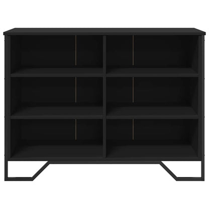 Sideboard Black 101x35.5x74.5 cm Engineered Wood