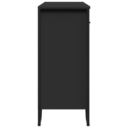 Sideboard Black 97x32.5x74.5 cm Engineered Wood