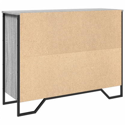 Sideboard Grey Sonoma 97x32.5x74.5 cm Engineered Wood