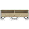 TV Cabinet Sonoma Oak 122x34x41 cm Engineered Wood