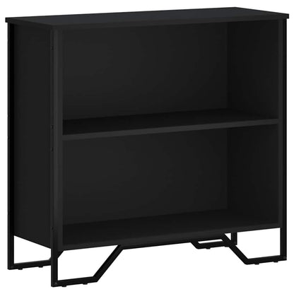 Bookcase Black 80x31x74.5 cm Engineered Wood