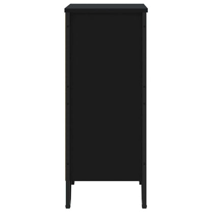 Bookcase Black 80x31x74.5 cm Engineered Wood