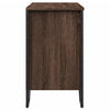 Bathroom Sink Cabinet Brown Oak 60x35x60 cm Engineered Wood