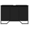 Bathroom Sink Cabinet Black 91x35x60 cm Engineered Wood