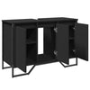 Bathroom Sink Cabinet Black 91x35x60 cm Engineered Wood