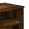 Bathroom Sink Cabinet Smoked Oak 91x35x60 cm Engineered Wood