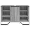 Bathroom Sink Cabinet Grey Sonoma 91x35x60 cm Engineered Wood