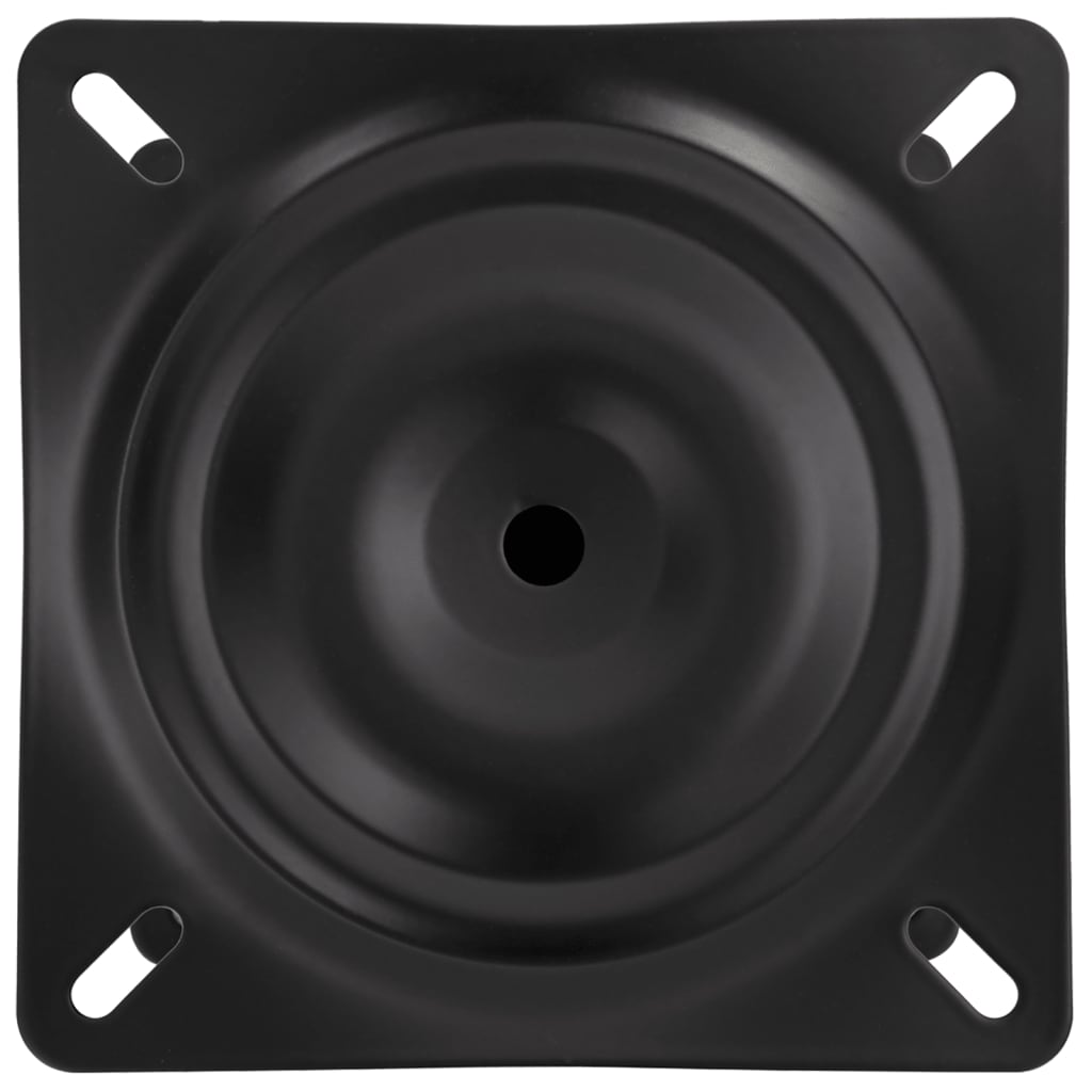 Boat Seat Pedestal Black 33 cm Steel