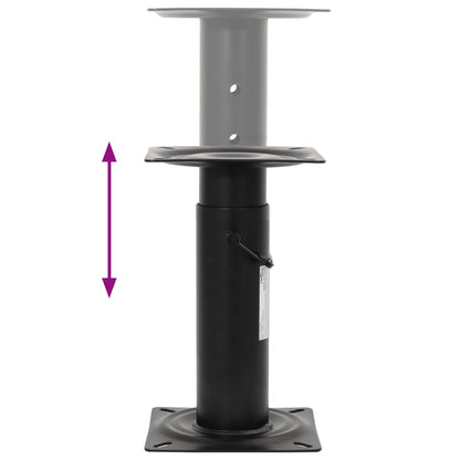 Boat Seat Pedestal Adjustable 28-45.5 cm Steel