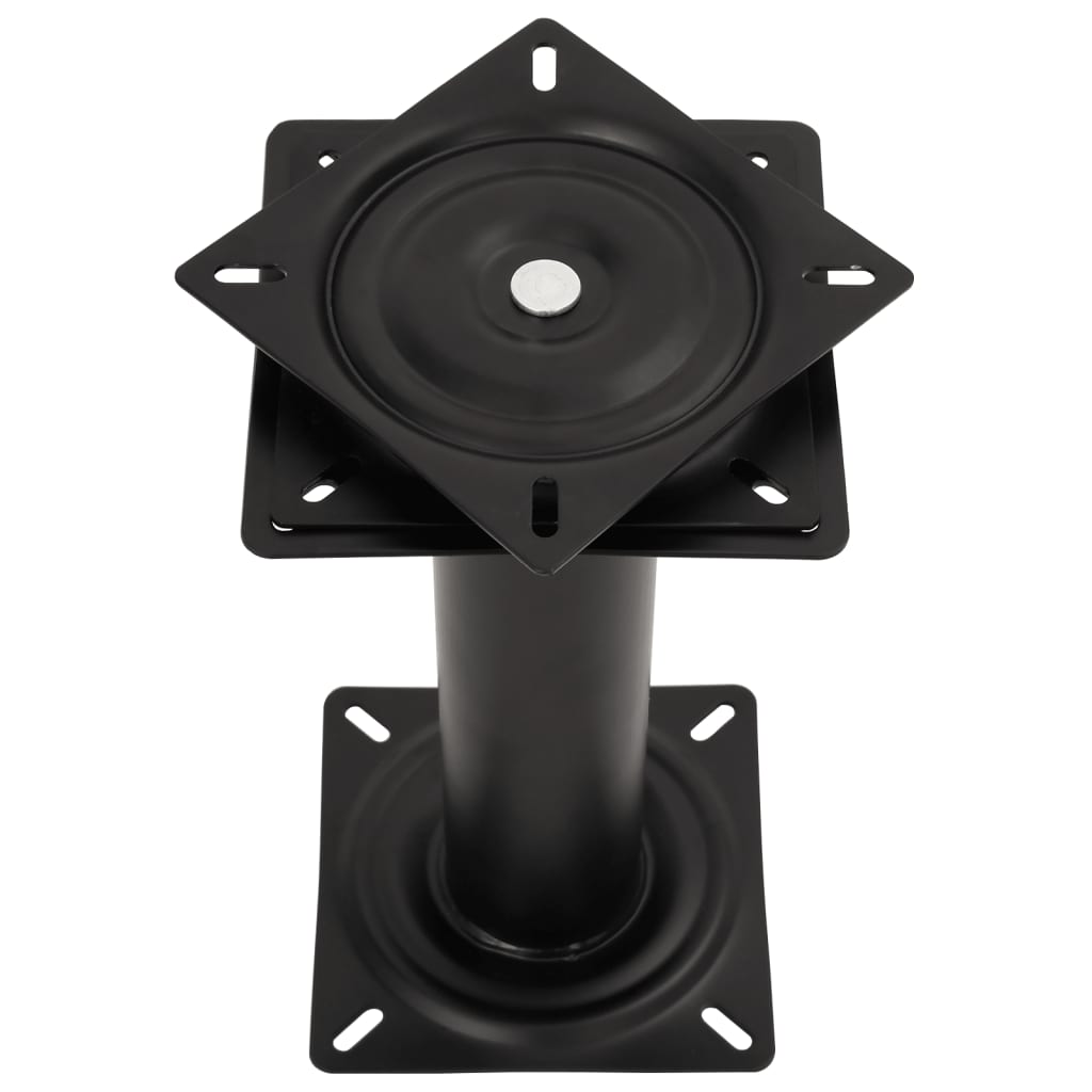 2 pcs Boat Seat Pedestals with 360° Seat Swivel Steel