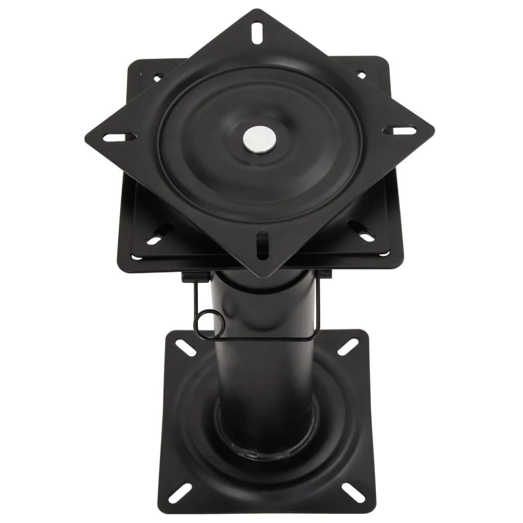 Boat Seat Pedestal with 360° Seat Swivel Adjustable Steel