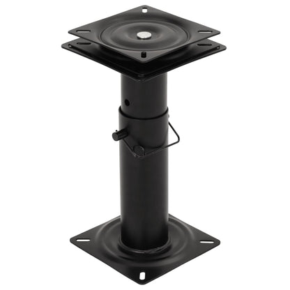 Boat Seat Pedestal with 360° Seat Swivel Adjustable Steel