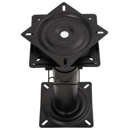 2 pcs Boat Seat Pedestals with 360° Seat Swivel Adjustable Steel