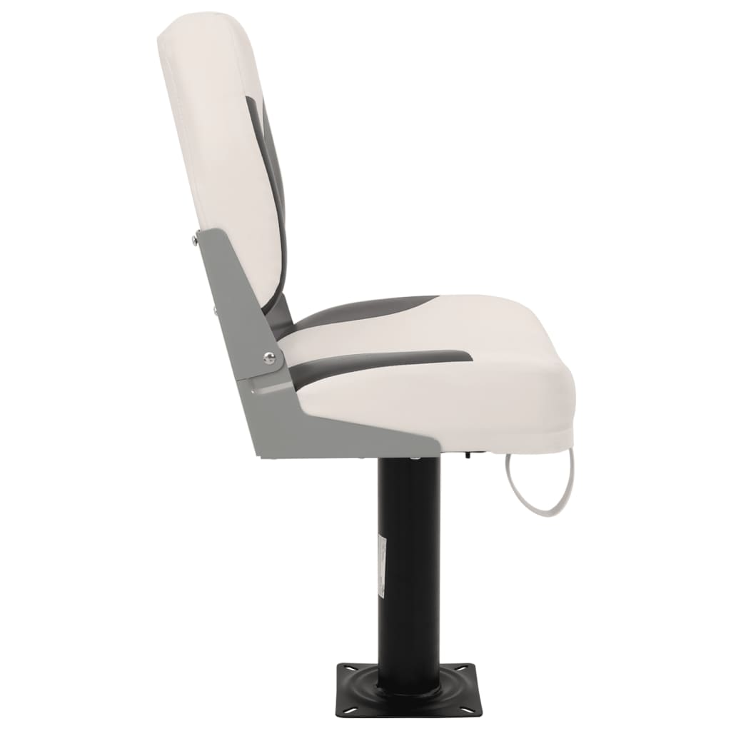 Boat Seats 2 pcs with Pedestal 360° Rotatable