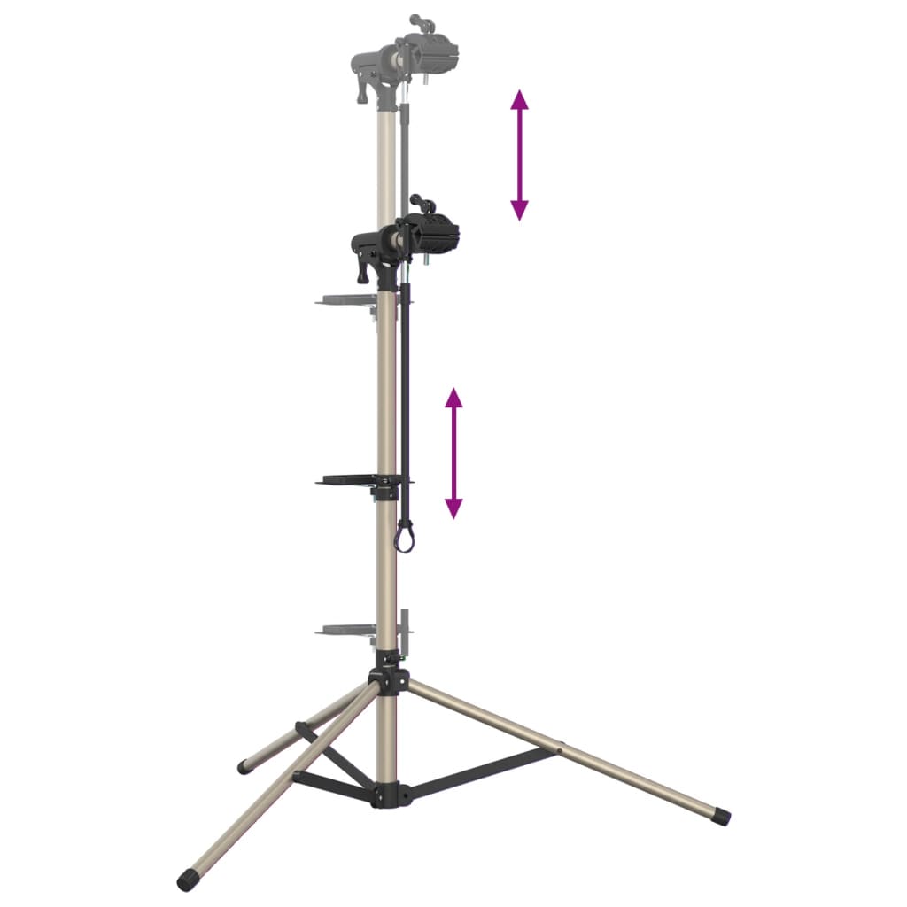 Bike Repair Stand Foldable Adjustable 120-165 cm Aluminium