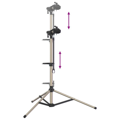 Bike Repair Stand Foldable Adjustable 120-165 cm Aluminium