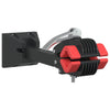 Bike Repair Stand Wall Mounted Foldable Red and Black Steel