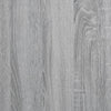Wall-Mounted Desk Grey Sonoma 105x48x75 cm Engineered Wood