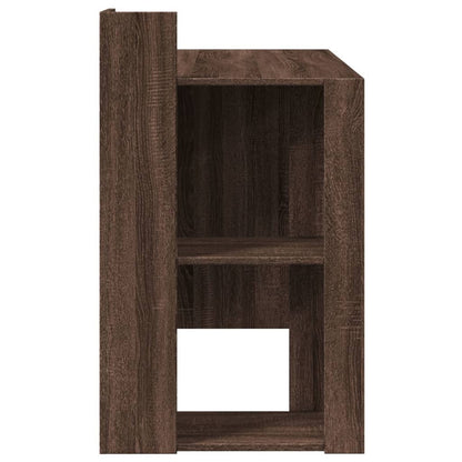 Office Desk Brown Oak 103.5x56.5x94 cm Engineered Wood
