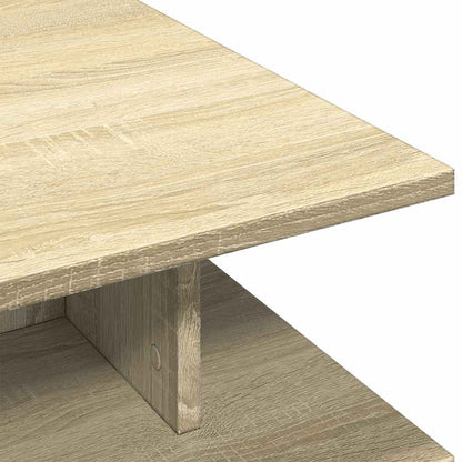 Coffee Table Sonoma Oak 102x55x35 cm Engineered Wood