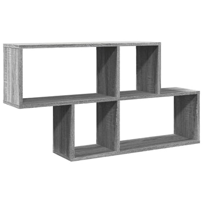 Wall Shelf Grey Sonoma 100x20x53 cm Engineered Wood