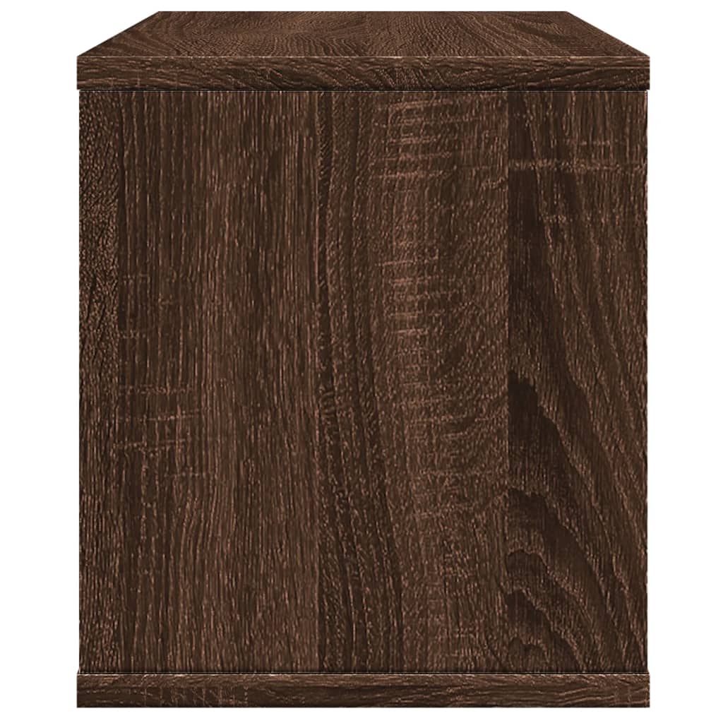 Desk Organiser Brown Oak 36x26x29.5 cm Engineered wood