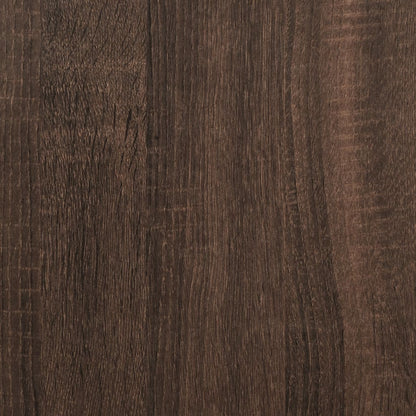 Desk Organiser Brown Oak 36x26x29.5 cm Engineered wood