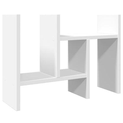 Desk Organiser White 34.5 x 15.5 x 35.5 cm Engineered Wood
