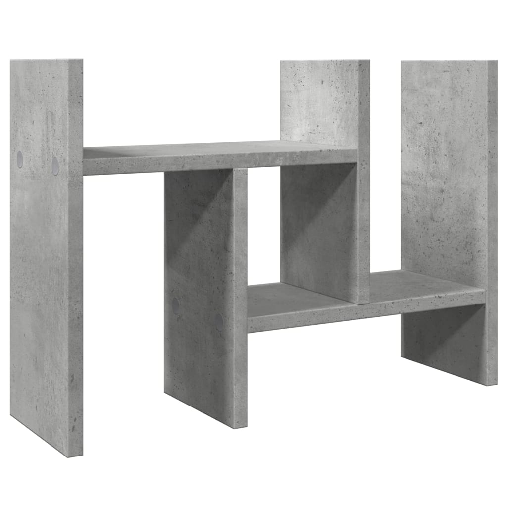 Desk Organiser Concrete Grey 34.5 x 15.5 x 35.5 cm