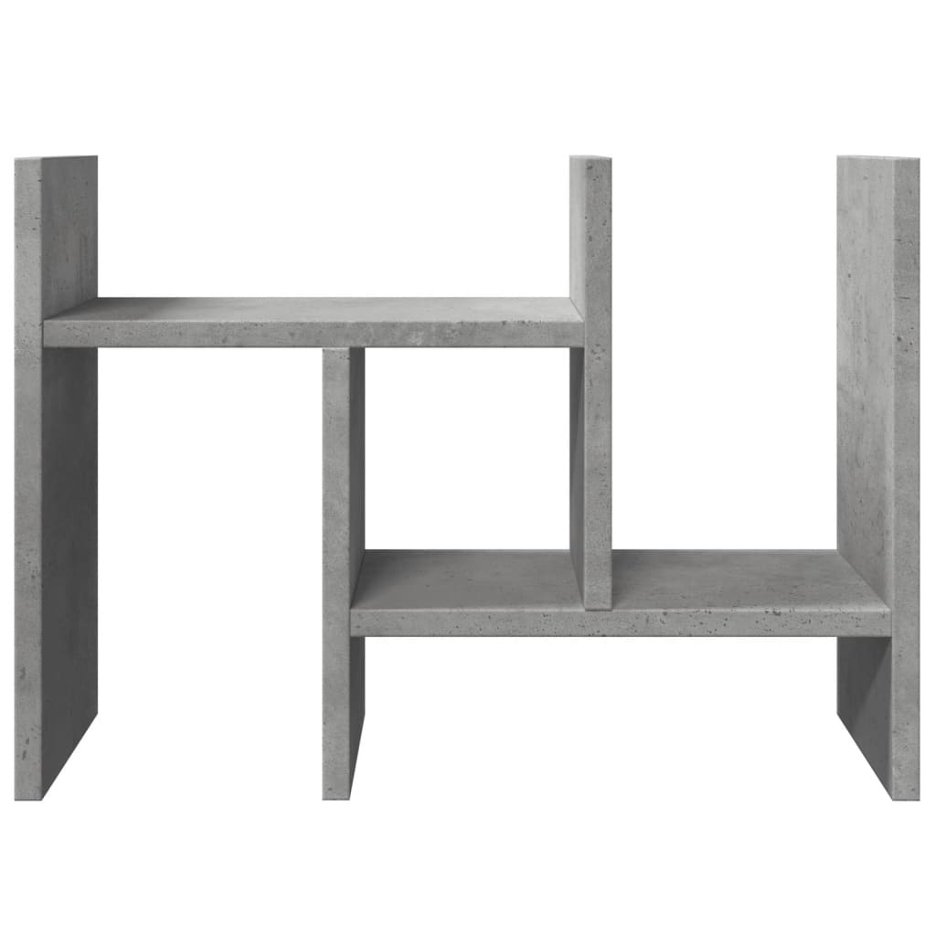 Desk Organiser Concrete Grey 34.5 x 15.5 x 35.5 cm