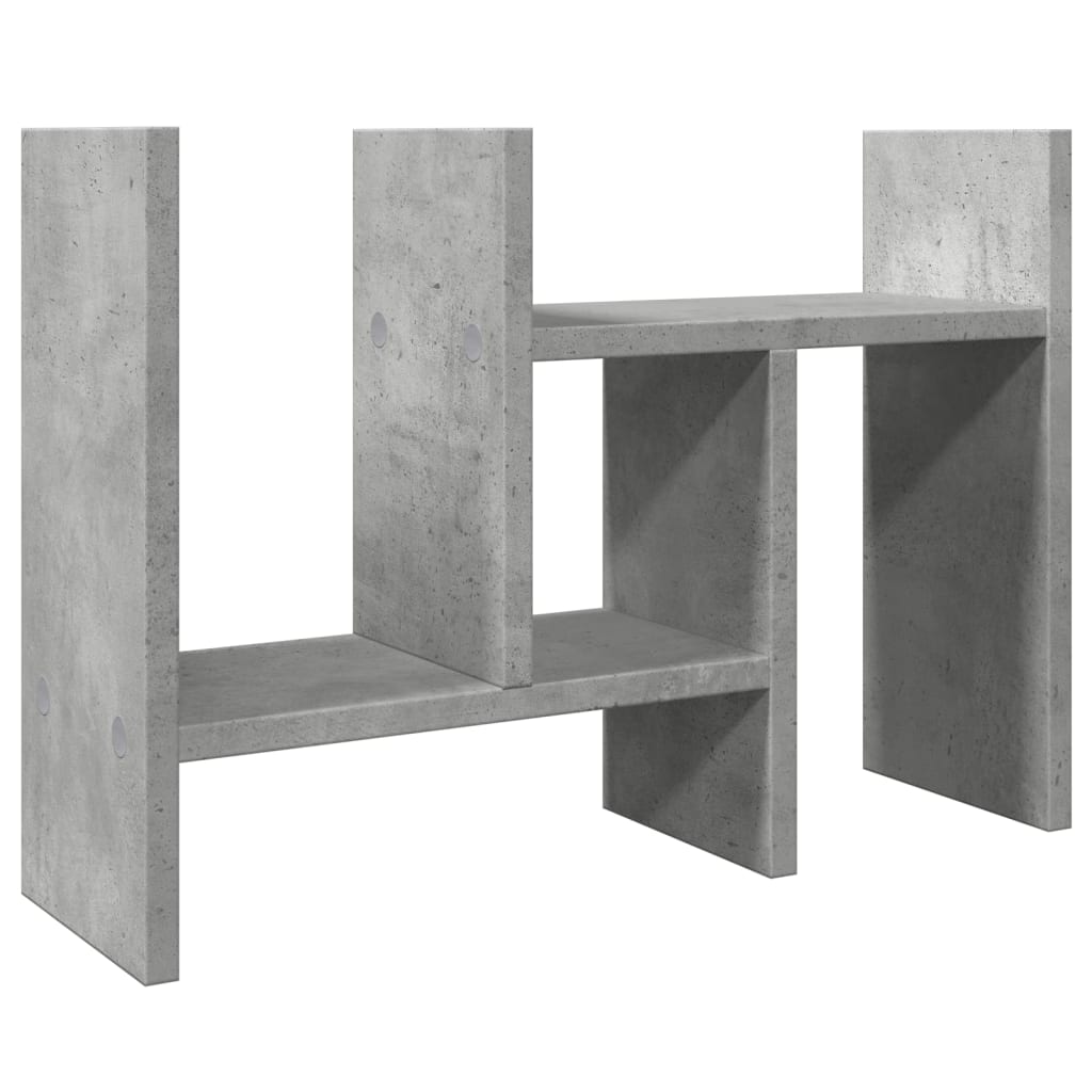 Desk Organiser Concrete Grey 34.5 x 15.5 x 35.5 cm