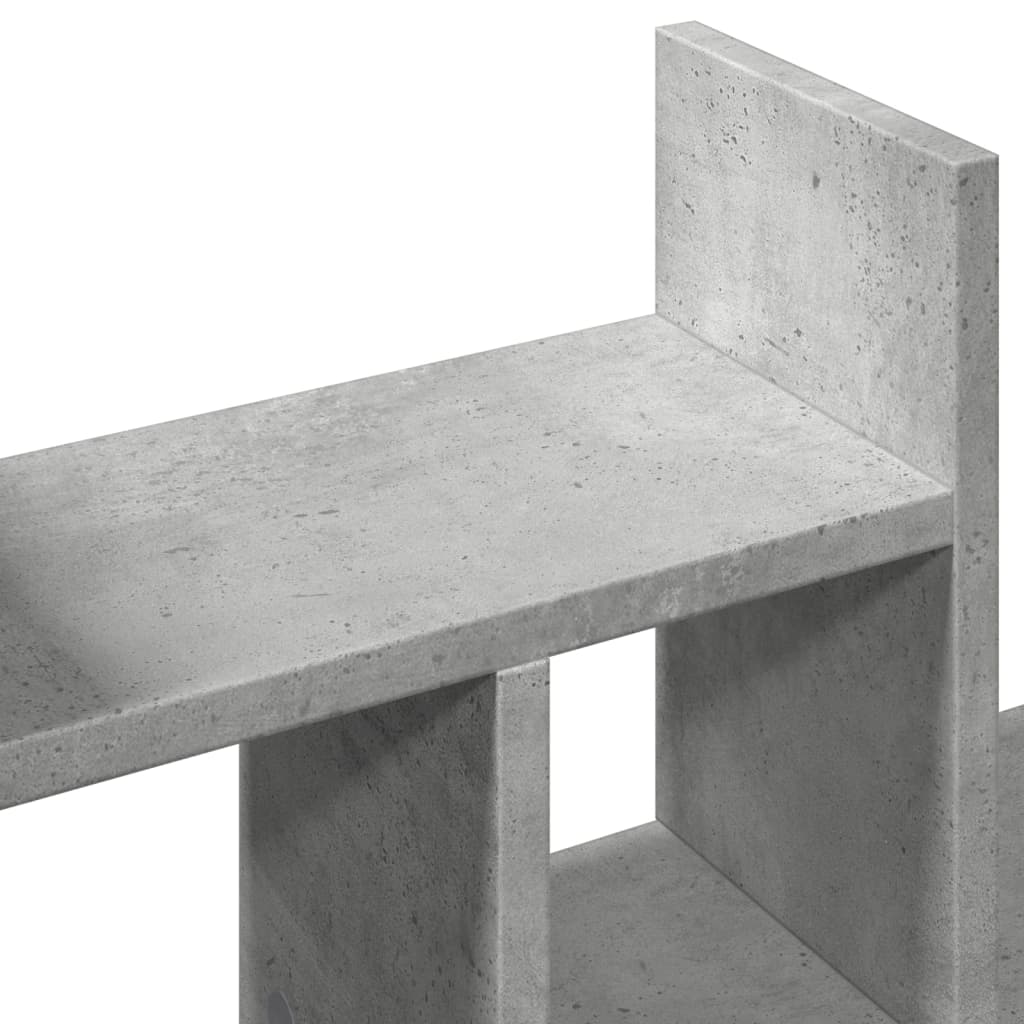 Desk Organiser Concrete Grey 34.5 x 15.5 x 35.5 cm