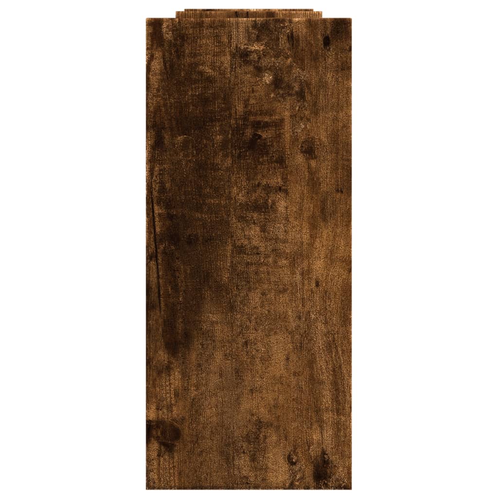 Desk Organiser Smoked Oak 34.5 x 15.5 x 35.5 cm Engineered Wood