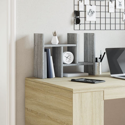 Desk Organiser Grey Sonoma 34.5 x 15.5 x 35.5 cm