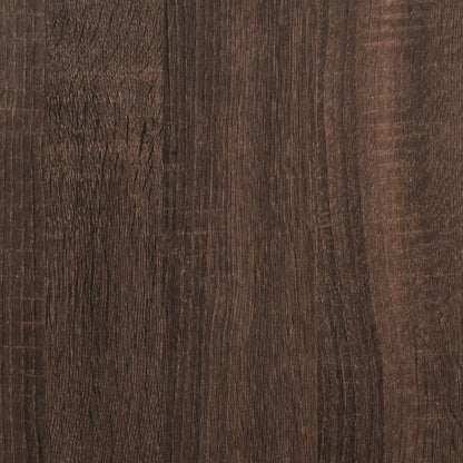 Desk Organiser Brown Oak 49x20x52.5 cm Engineered wood