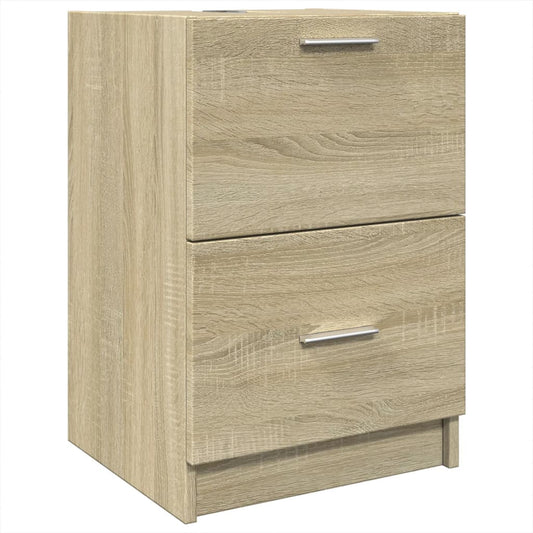 Sink Cabinet | Sonoma oak | Engineered Wood | Medium | Bathroom Cabinet