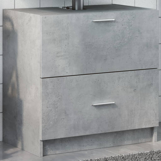 Sink Cabinet | Concrete grey | Engineered wood | Regular | Sink Cabinet