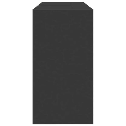 Sink Cabinet Black 90x29x55 cm Engineered Wood
