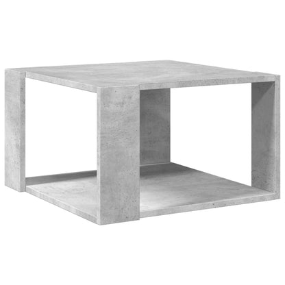 Coffee Table Concrete Grey 51.5x51.5x30 cm Engineered Wood