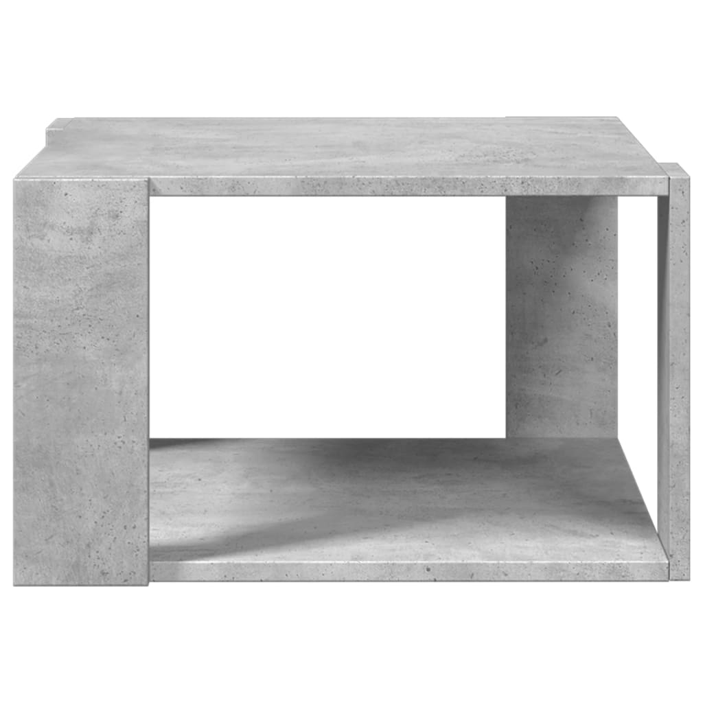 Coffee Table Concrete Grey 51.5x51.5x30 cm Engineered Wood